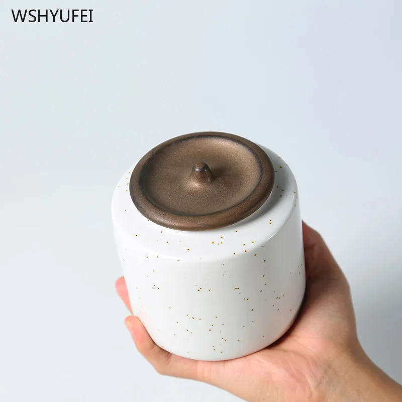 1 шт. большая домашняя банка из костяного фарфора с крышкой Ganoderma lucidum чай кофе
