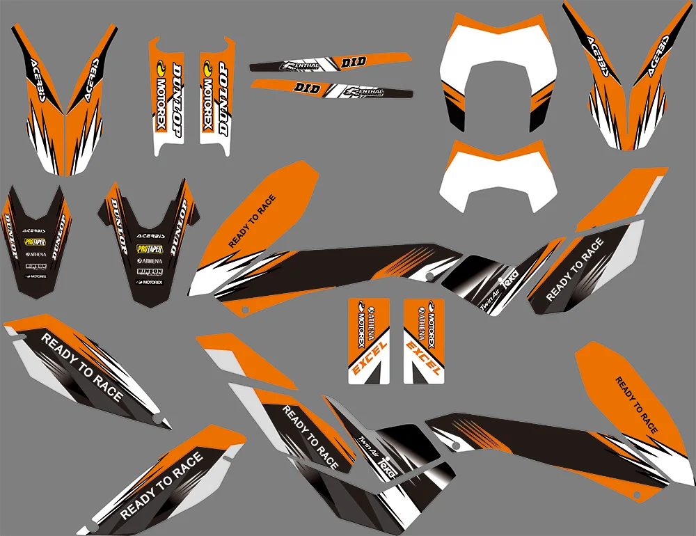 

Motorcycle Decal Sticker Graphic Kit DECO For KTM SMCR 690 SMC-R SMC 690R 2008 2009 2010 2011