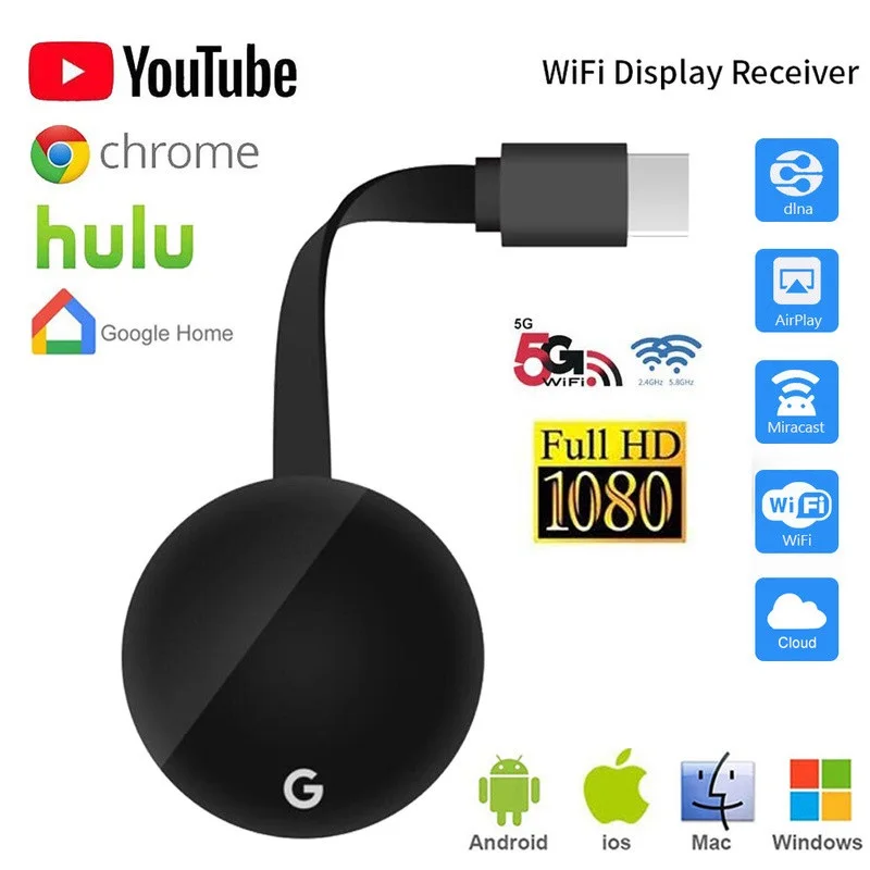 4K ТВ палка 2 4G/5G Wifi G7S Дисплей приемник для Google Anycast Miracast ключ Ios Android|SmartTV-стики и