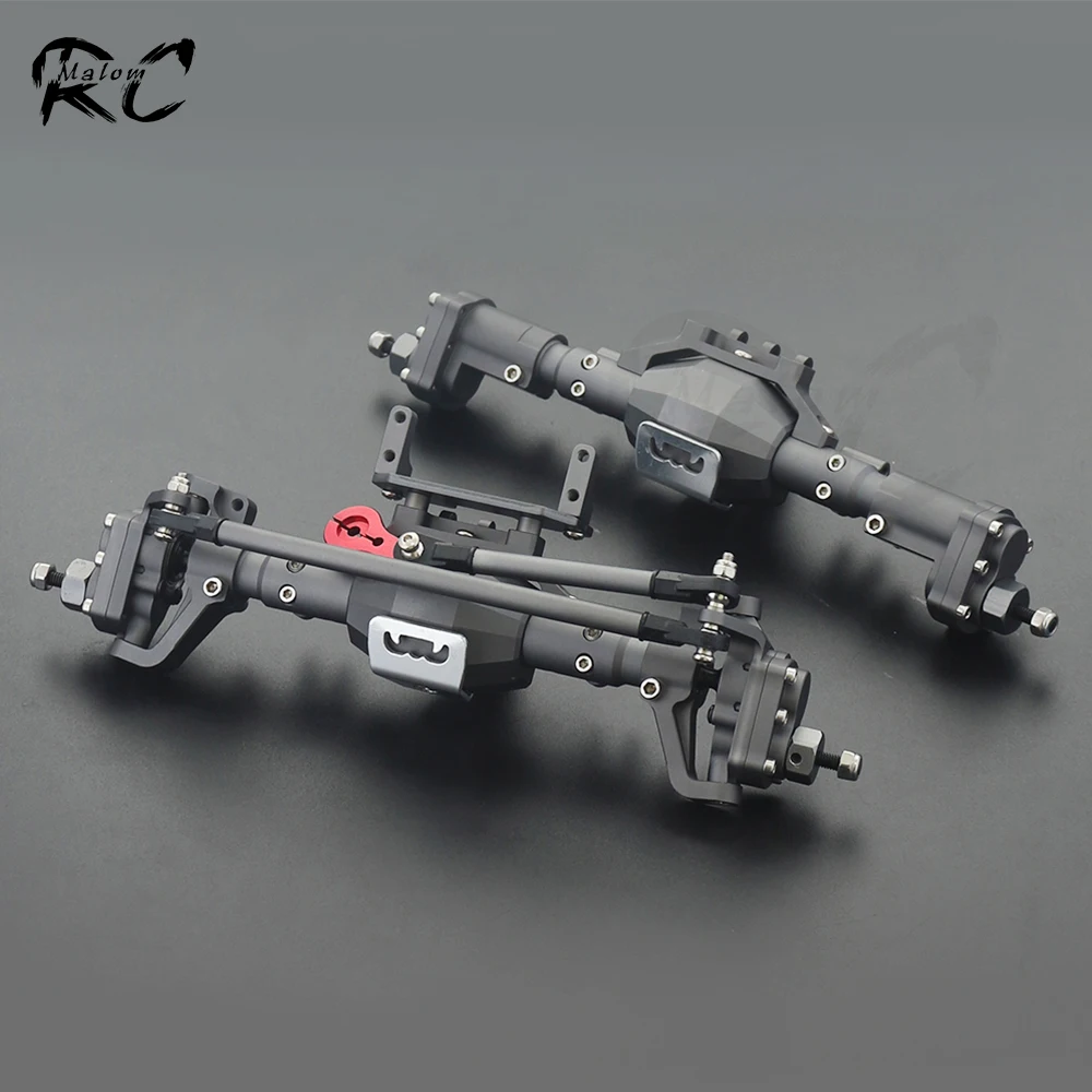 Новый передний и задний портальный мост из алюминиевого сплава для 1/10 RC Rock Crawler