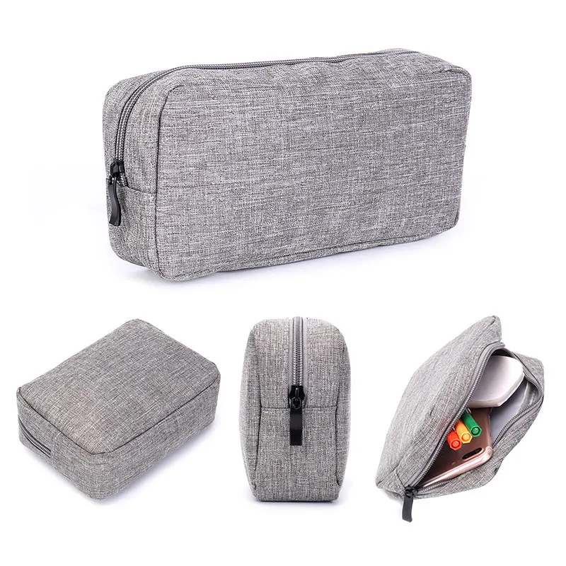 

Portable Digital Storage Bags Organizer USB Gadgets Cables Wires Charger Power Battery Zipper Cosmetic Bag Case Accessories Item