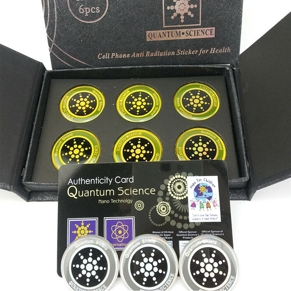 6 шт квантовый щит наклейка для мобильного телефона анти радиационная защита от