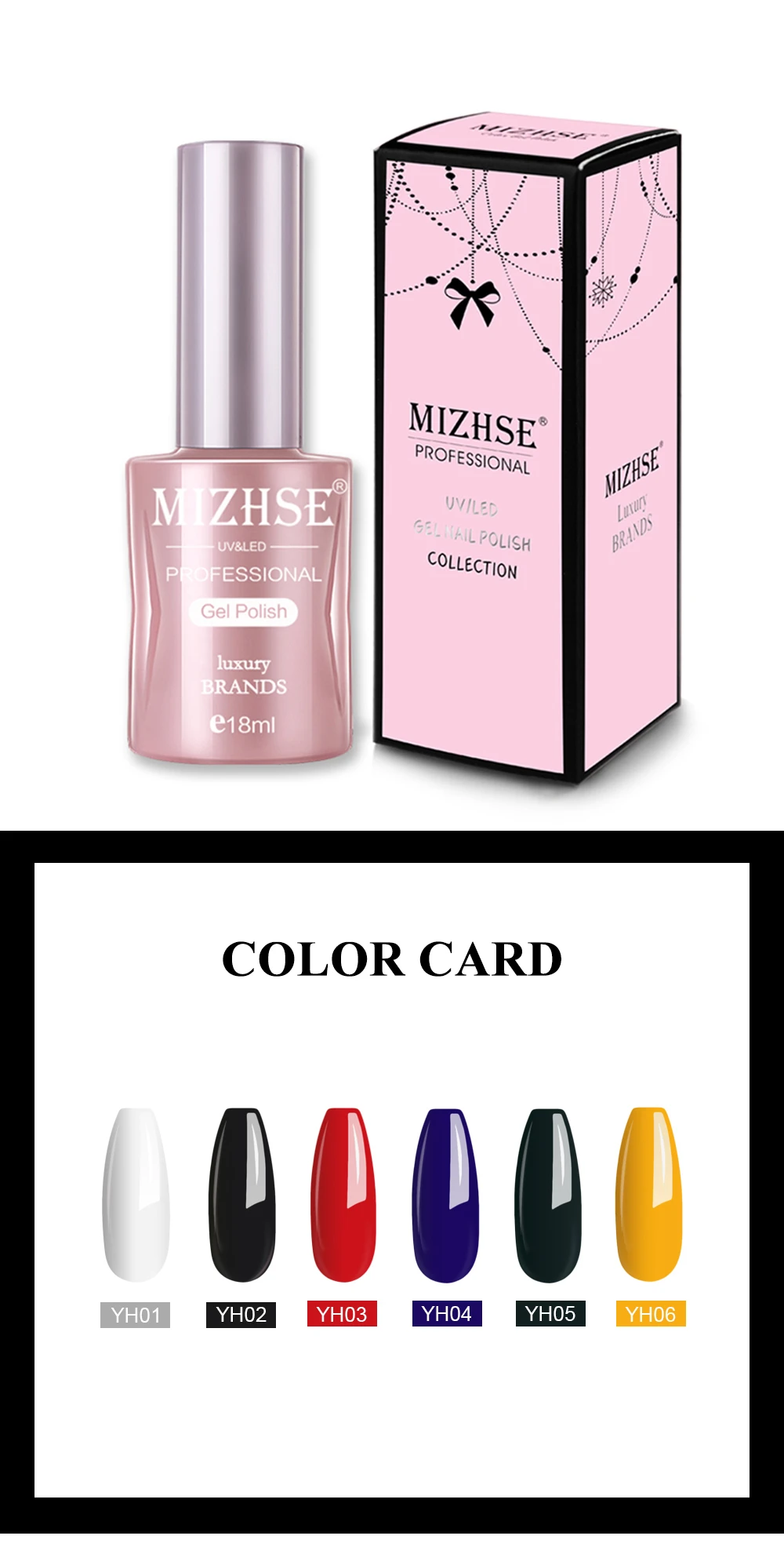 MIZHSE УФ-гель для ногтей замачиваемый УФ СВЕТОДИОДНЫЙ Цветной Гель-лак УФ Гибридный Гель-лак грунтовка для ногтей Гель-лак белый черный цвет