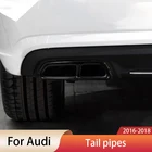 Для Audi Q7 4 м глушитель выхлопной трубы задний горловины A6 C8 A7 аксессуары для модификации