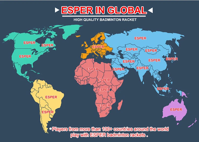 ESPER профессиональная ракетка для бадминтона 4U углеродное волокно легкая графитовая ракетка высокого качества высокого напряжения с струной и подарками