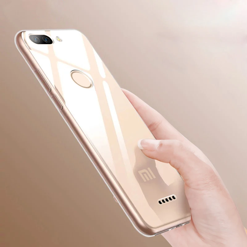 360 прозрачные силиконовые чехлы для мобильных телефонов Xiaomi Redmi 6/6A/Pro мягкие