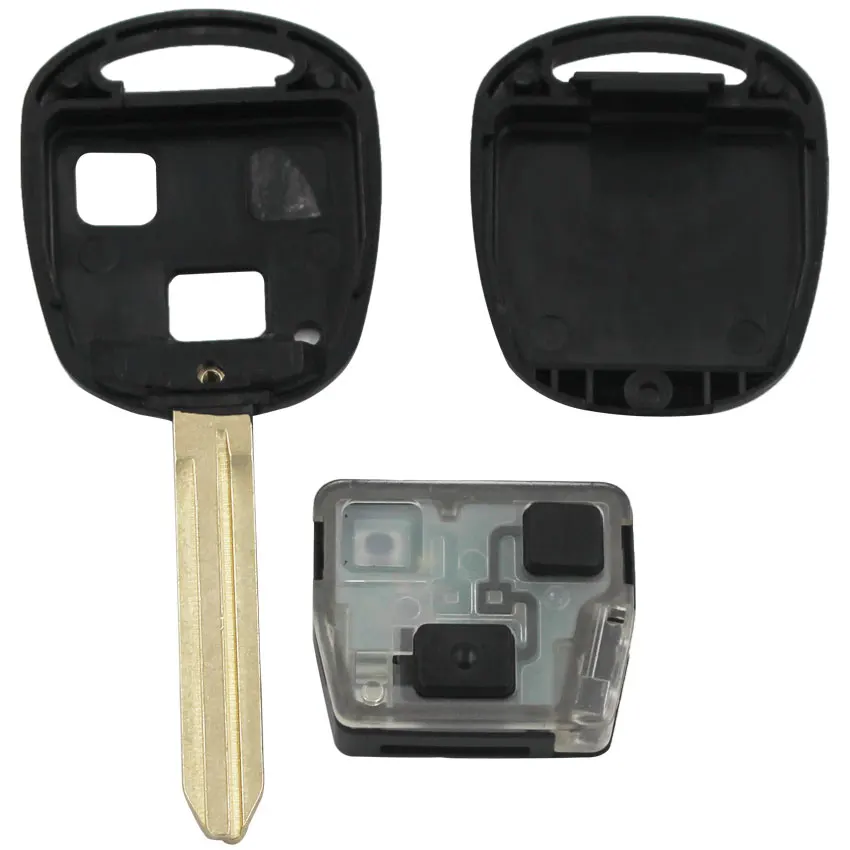 Бесключевой вход 2 кнопки дистанционный смарт ключ брелок для Toyota Camry Prado 433MHZ с 4C