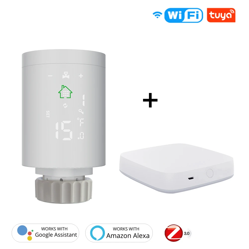 2021 OEM производство Tuya Smart Zigbee3.0 умный термостатический клапан радиатора для