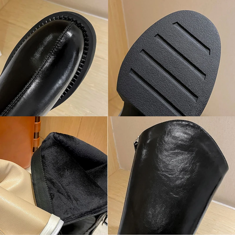 Ботинки-челси женские на резиновой подошве в западном стиле зимние 2022 | Обувь