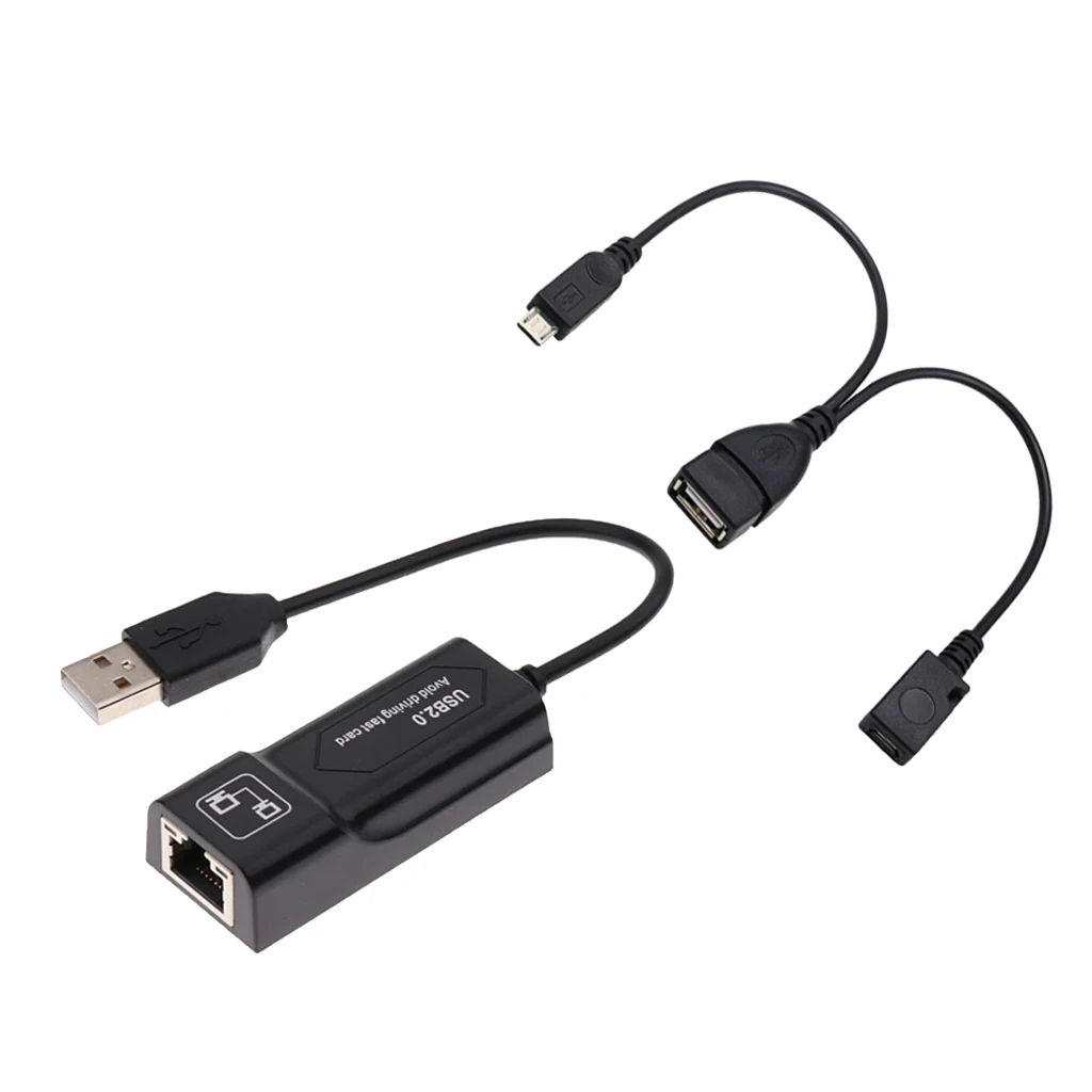 Ethernet Adapter and USB to Micro Cable for Media Streaming Devices - Fire Sticks 2nd TV 3rd Generation | Компьютеры и офис