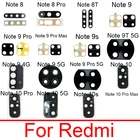 Стеклянная линза для задней камеры с клейкой наклейкой для Xiaomi Redmi Note 2 3 4 4X 5 5A 6 7 8 Pro, запасная стеклянная крышка для задней камеры