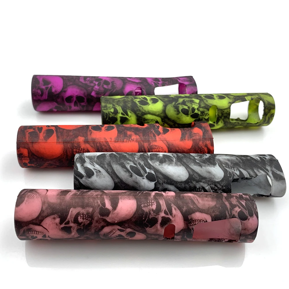 Силиконовый чехол в стиле черепа для сигарет EGo AIO Kit защитный резиновый