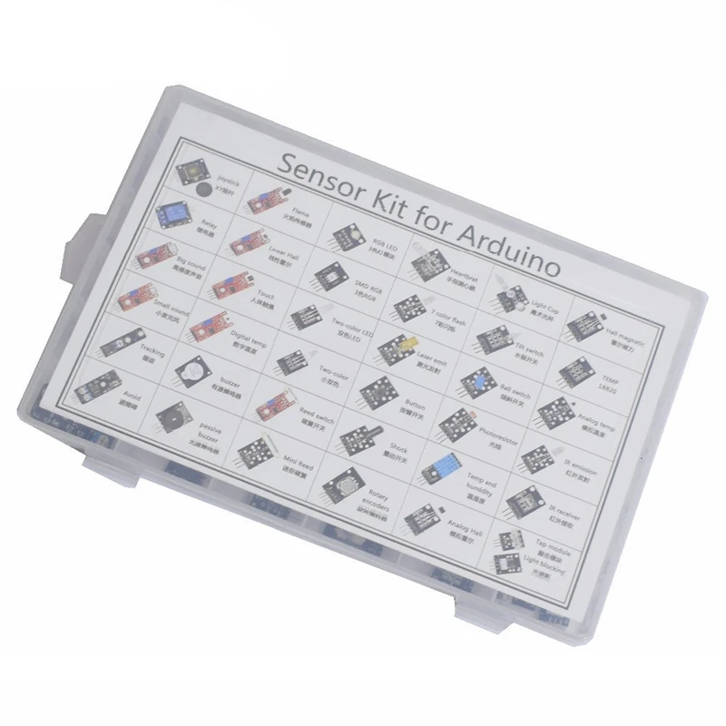 Комплект сенсоров 37 в 1 для Arduino модуль датчика начинающих UNO R3 MEGA2560 Raspberry Pi |