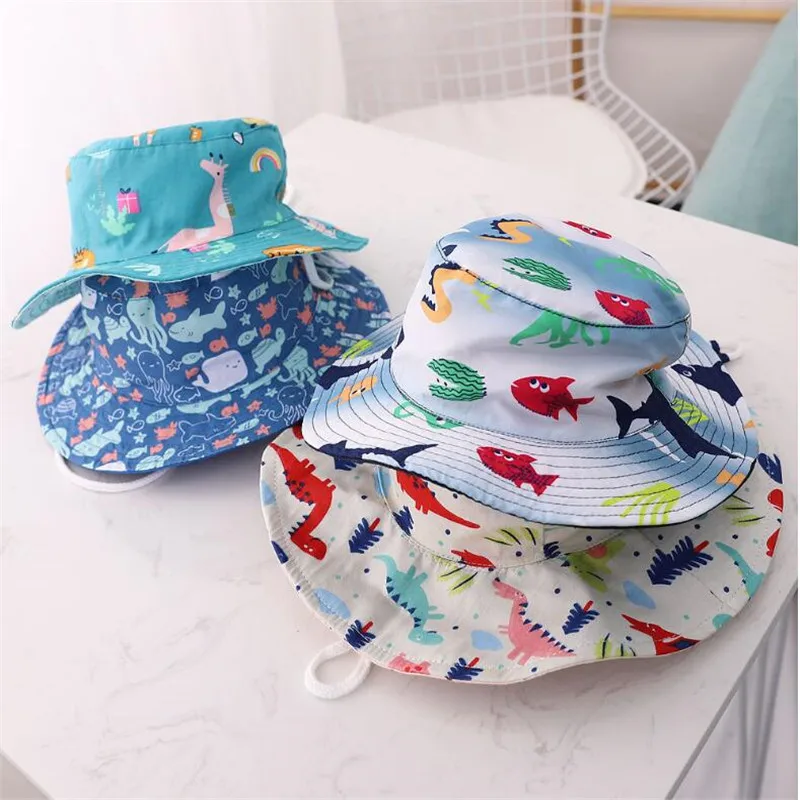 

6 Month-8 Year Baby Kids Hat Animals Baby Kids Children Outdoor Sport Hat Boy Girl Bucket Hat