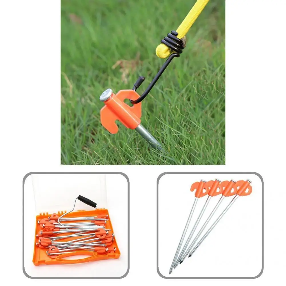 

Plastic 1Set Practical Outdoor Camping Accessoriness Tent Stakes Indeformable Camping Tent Stakes High Hardness for Picnic