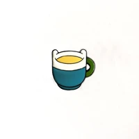coffee cup enamel pin cartoon badges womens brooches lapel pins for backpacks clothes punk jewelry gift