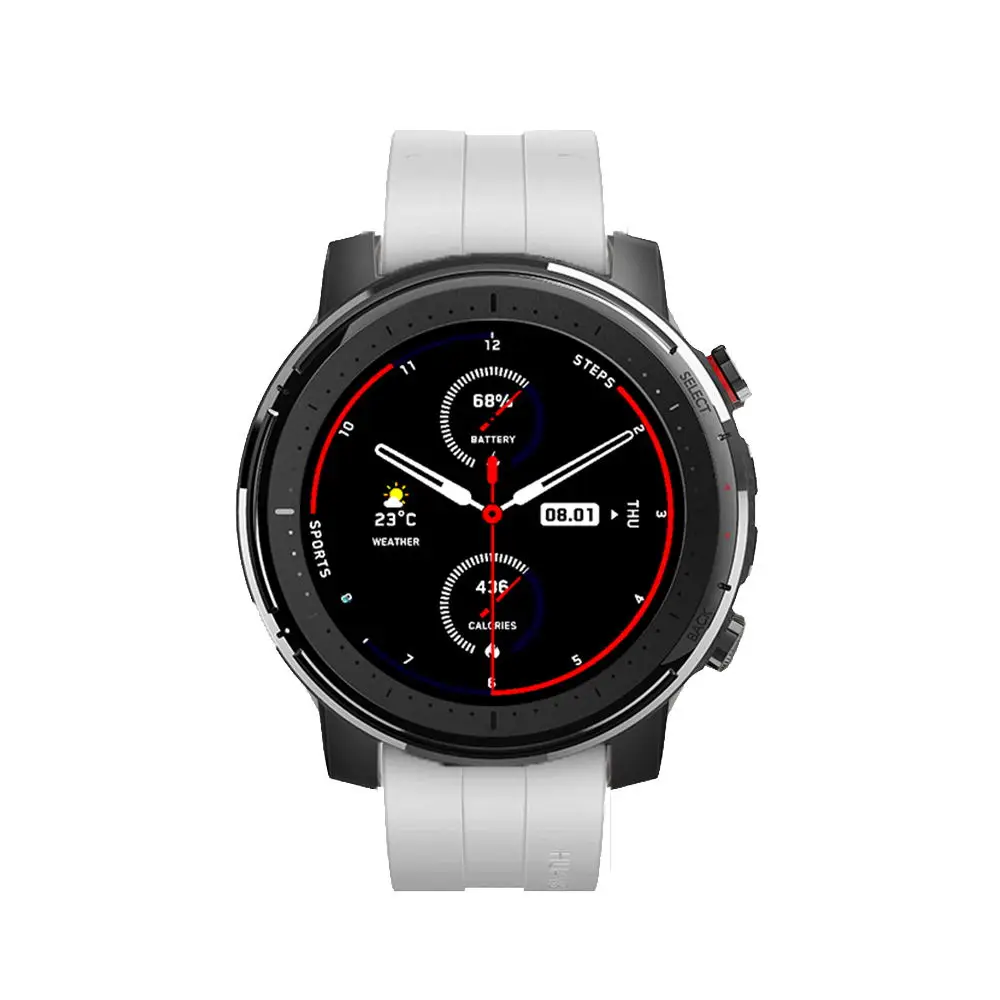 FIFATA ремешок для Amazfit Stratos 3 и Stratos 2 и часы Stratos браслет для Amazfit Pace/GTR 47 мм для huawei GT 2 - Цвет: Белый