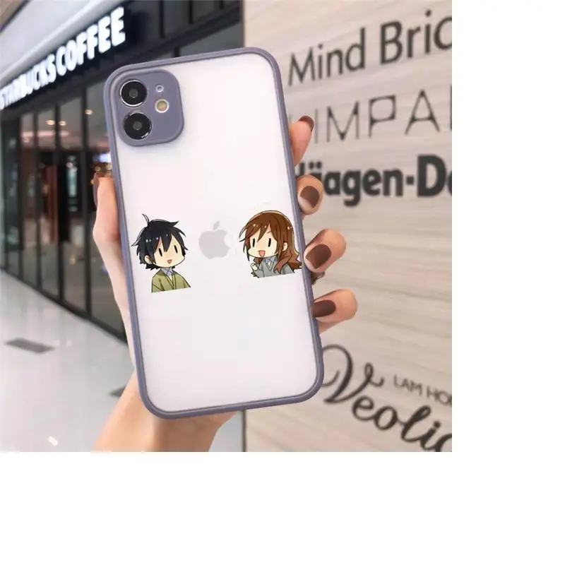 

Anime Horimiya Miyamura Izumi Phone Cases Matte Transparent for iPhone 7 8 11 12 s mini pro X XS XR MAX Plus cover funda shell