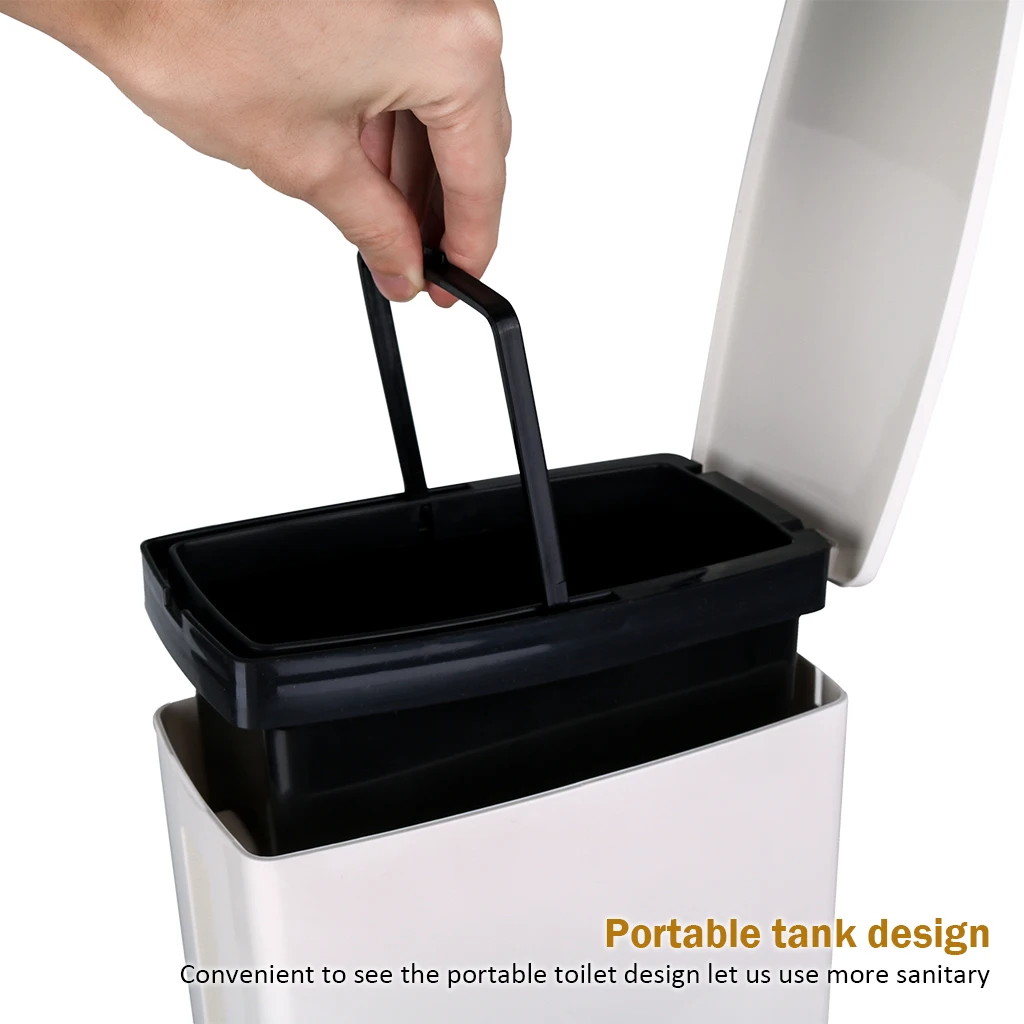 Hot Sale Plastic Trash Can Set with Toilet Brush Bathroom Waste Bin Dustbin Trash Cans Garbage Bucket Garbage Bag Dispenser