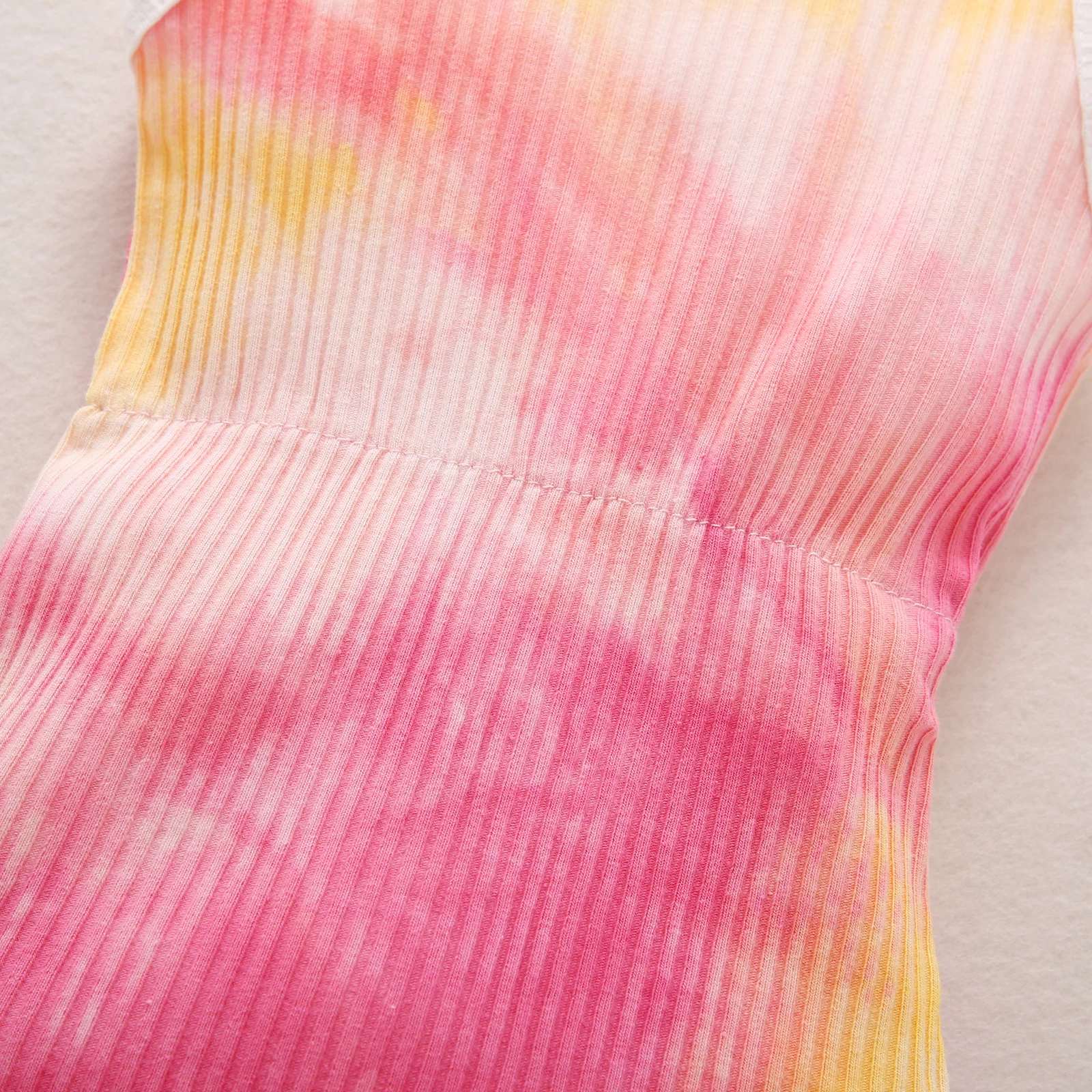 Детский комбинезон без рукавов + повязка на голову с бантом и бахромой украшение