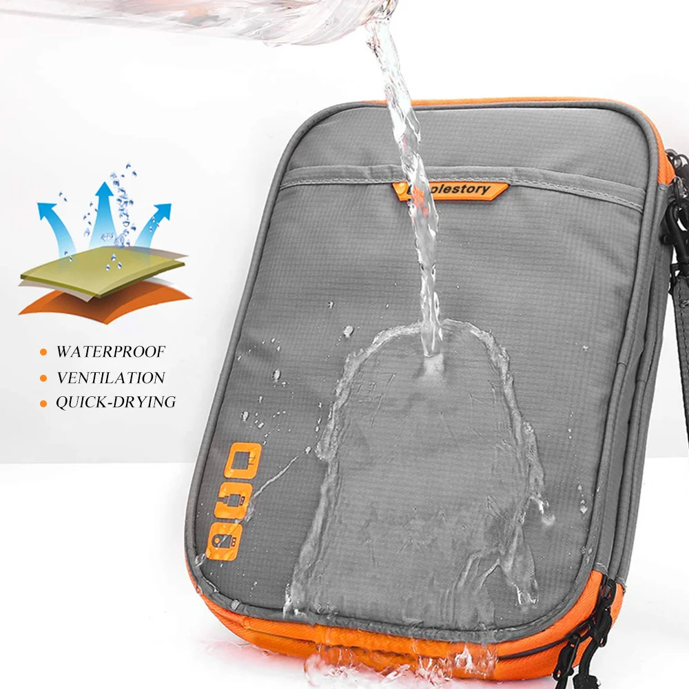 Цифровой органайзер для хранения портативный водонепроницаемый USB гаджет кабели