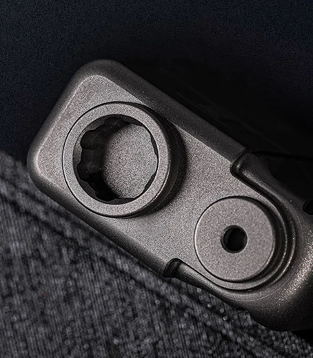 3 цвета видео GLOCK 17 титановый сплав 63g shooter EDC щит Высокая Водонепроницаемая зажигалка с ЧПУ независимое кодирование