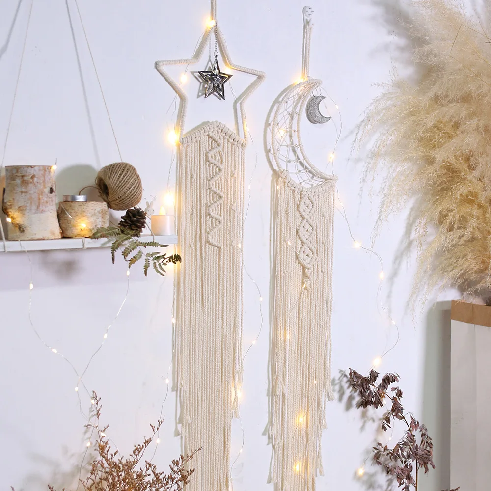 

Ловец снов ручной работы, ветряные колокольчики, подвесной подарок для дома, Ловец снов, украшение для автомобиля, подвесное украшение для с...