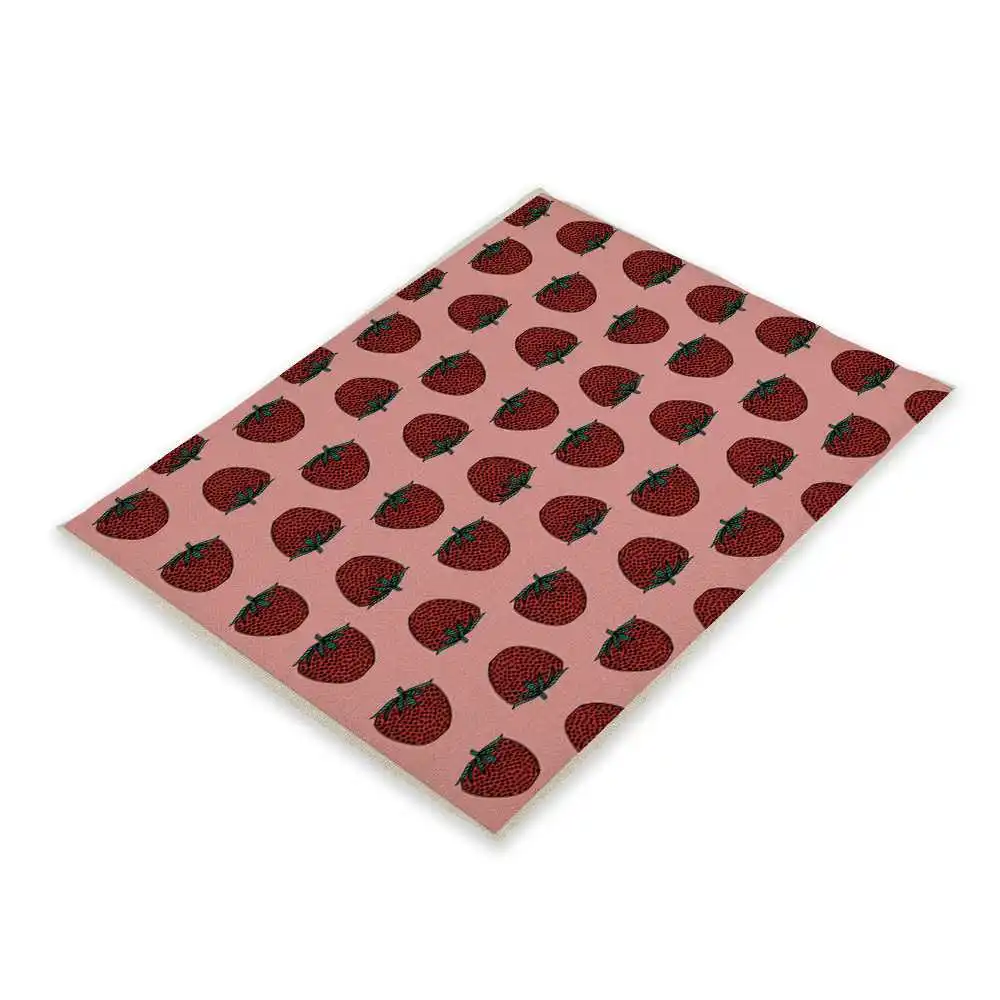 Подставка под чашку с изображением вкусных фруктов подставка коврик для кофе и