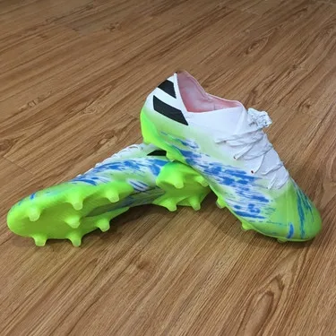 8 Высокое качество мужские футбольные бутсы Nemeziz 19,1 FG футбольные бутсы messi футбольные бутсы Tacos de futbol - Цвет: 8