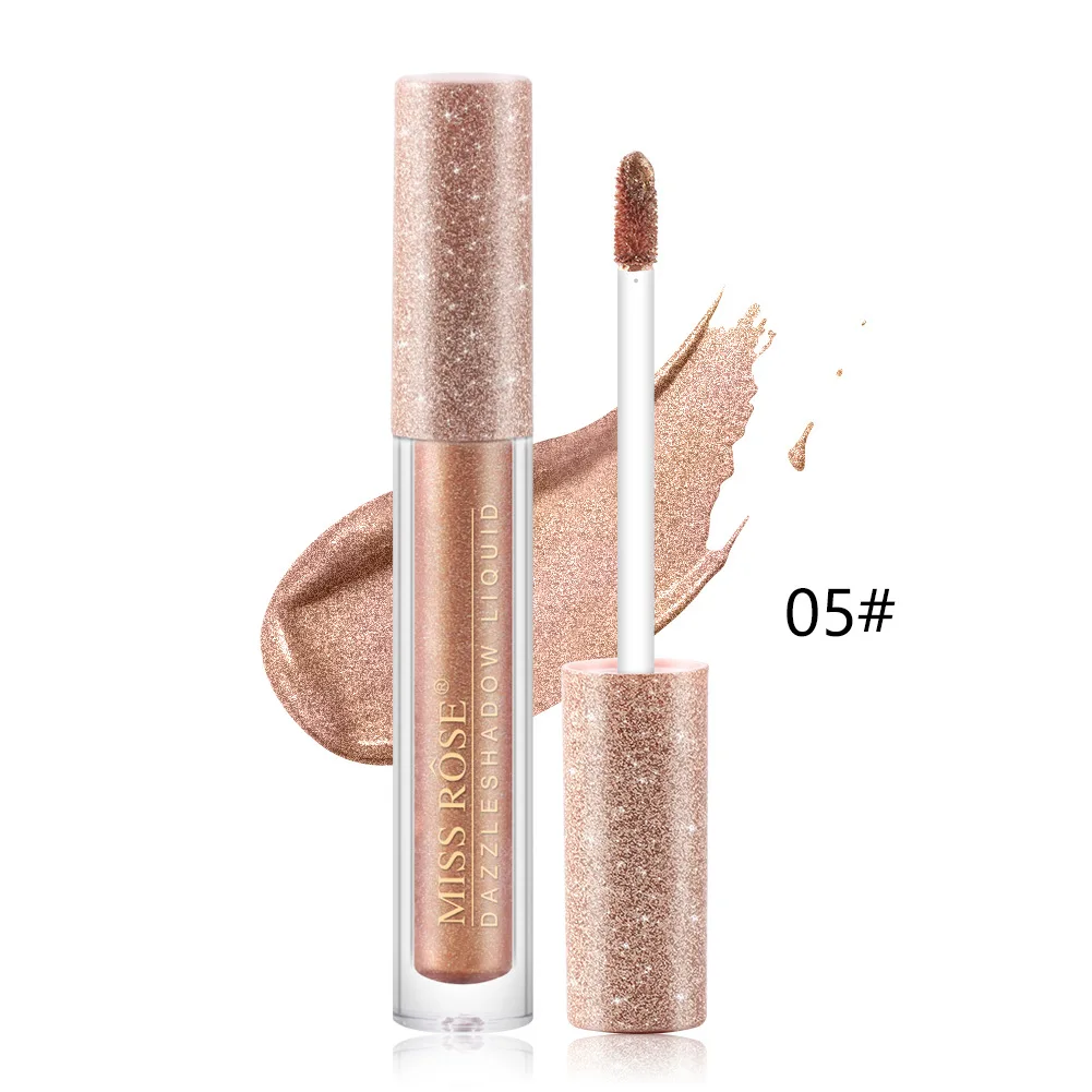 Новые жидкие тени для век портативные многоцветные блестящие гелевые блестки