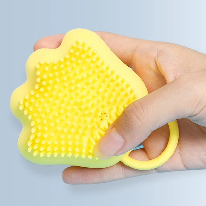 

Cat Comb Pet Dog Shampoo Massager Brush Grooming Scrubber Shower Brush Hair Soft Silicone Brushes Dog Hair Removal Pet Products