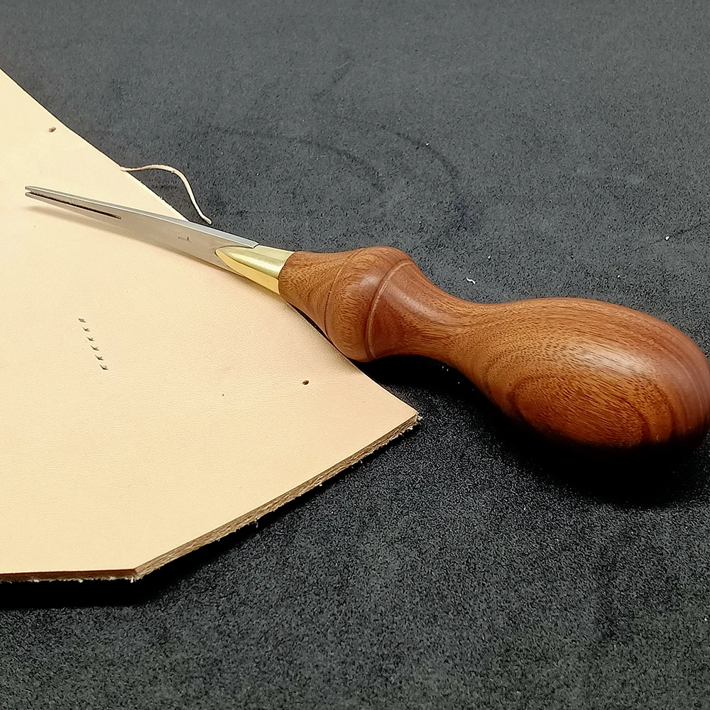 

0.5/0.8/1.2/1.5mm Leather Edge Beveler Skiving Beveling Knife Cutting Hand Craft Tool with Wood Handle DIY Tools