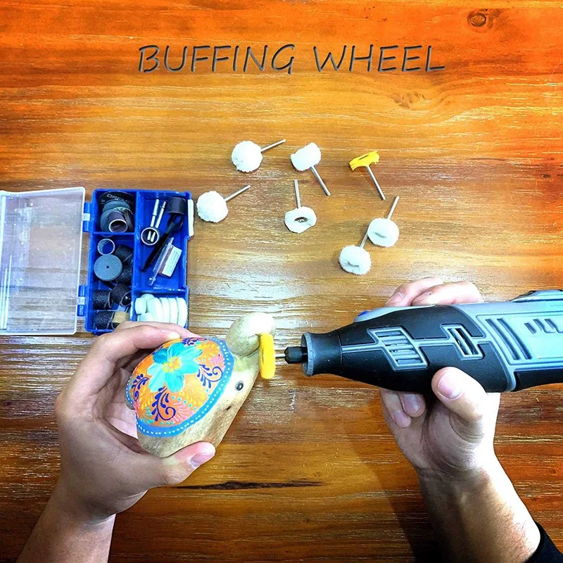 

1/8Inch Yellow Cotton Cloth Polishing Buffing Wheel for Dremel Polishing Kit - Polishing Wheel or Silver Polish Wheel