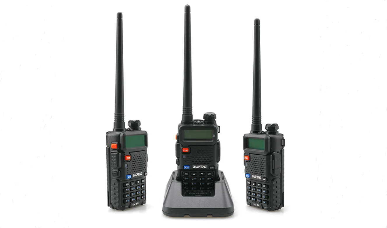 original baofeng uv 5r upgrade new walkie talkie two way radio uhf vhf dual band outdoor long range ham transceiver free global shipping