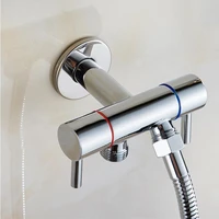 vidric bathroom bidet faucet toilet bidet shower set portable bidet spray with abs chrome shower holder and 1 5 m hose hand held