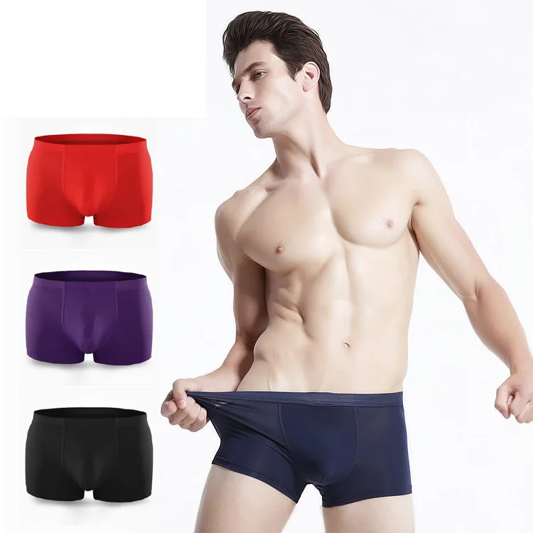 

Male Underwear Male Boxers Summer Modell Boxers Male Youth Middle-aged Panty Head Breathable Absorption Sweat Pants