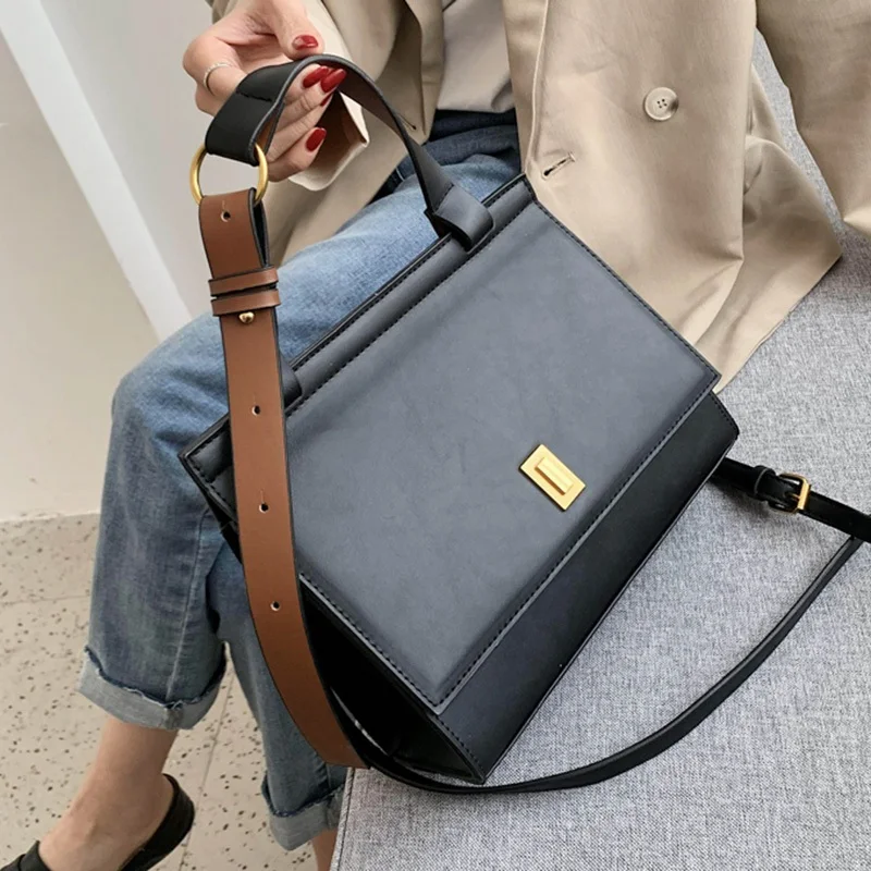 

Vintage Stone Pattern women Shoulder Bags 2021 Winter Hand Bag female Crossbody Bags Women's Trend Brand Handbags and Purses