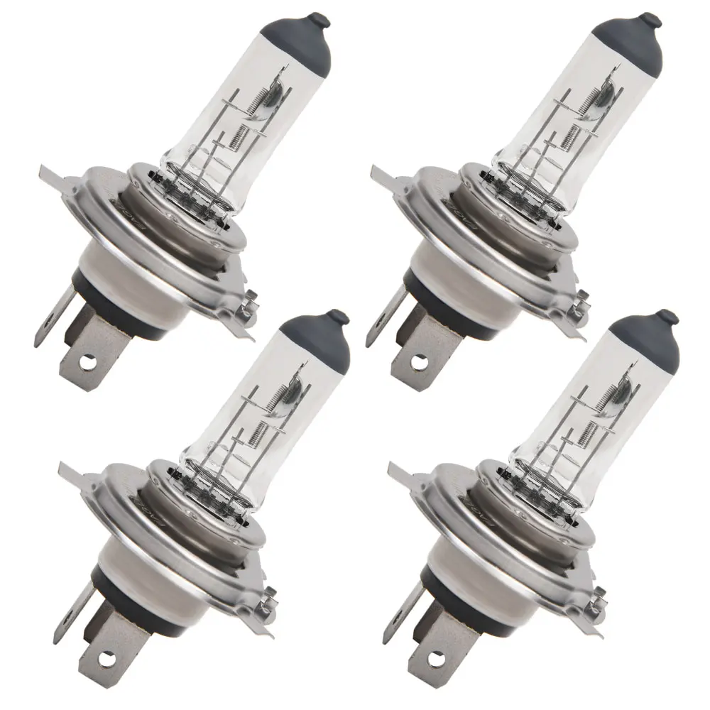 Прозрачная лампа H4 головсветильник галогенная 100 Вт 12 в 6000K Автомобильная