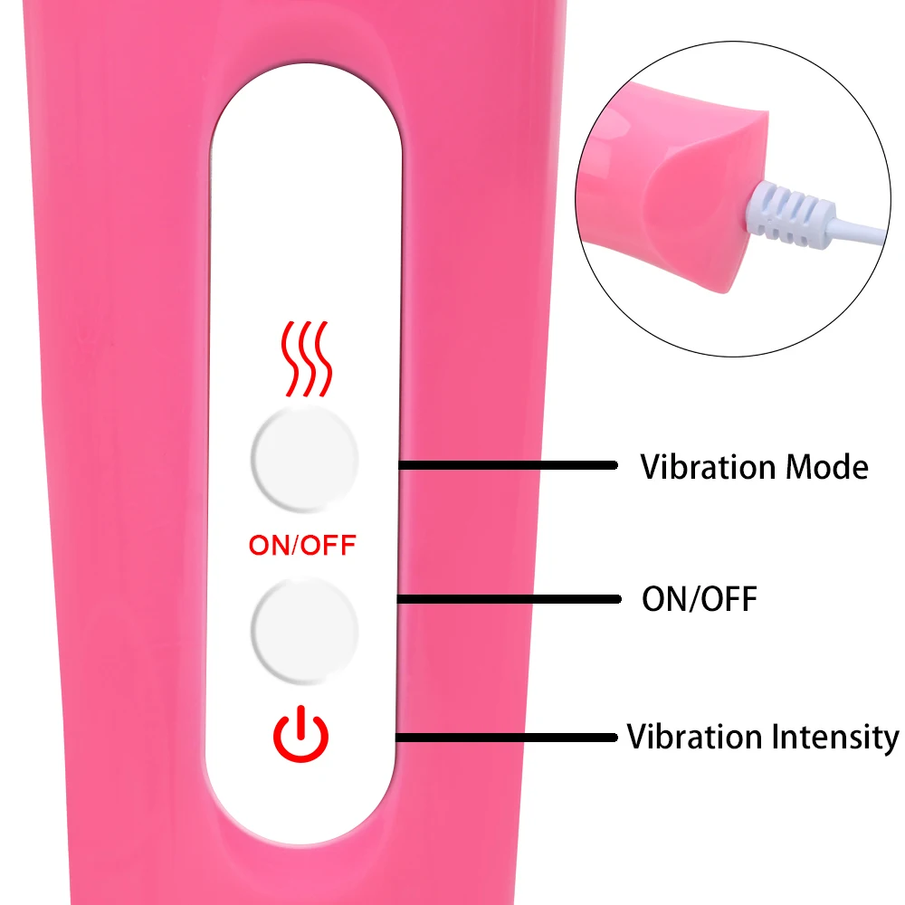 OLO мощный большой волшебная палочка Вибратор клитор стимулятор массажер AV
