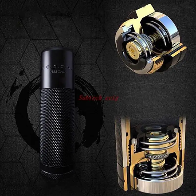 DJV Mod Kit Mechanical Mech 25MM Diameter Fit Single 18650 Battery 316SS With RDA Bottom Adjustable Tank Atomizer | Электроника