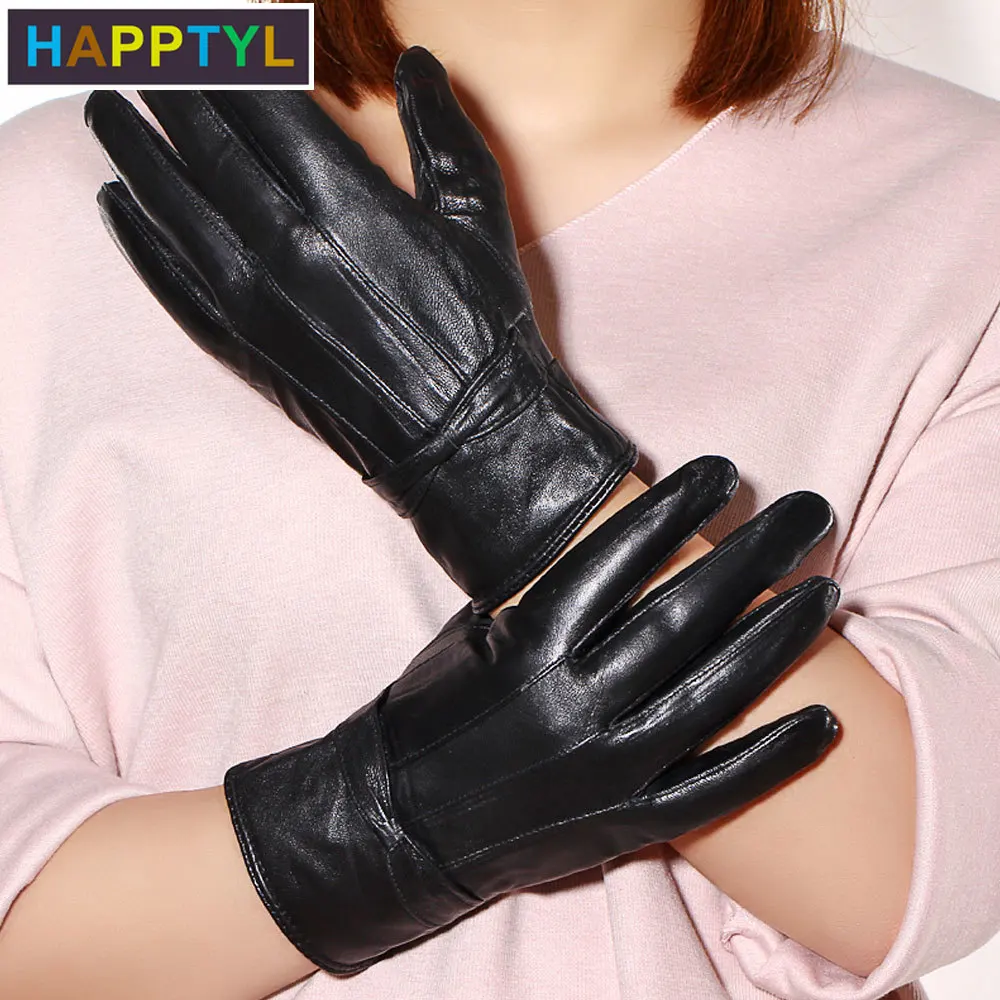 HAPPTYL 1 пара женские перчатки для катания на лыжах ультра флисовые зимние