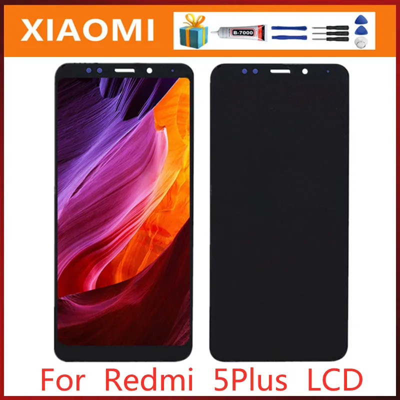 Оригинальная коллекция Оригинальный восхитительный Xiaomi Redmi 5 Plus IPS ЖК дисплей 10