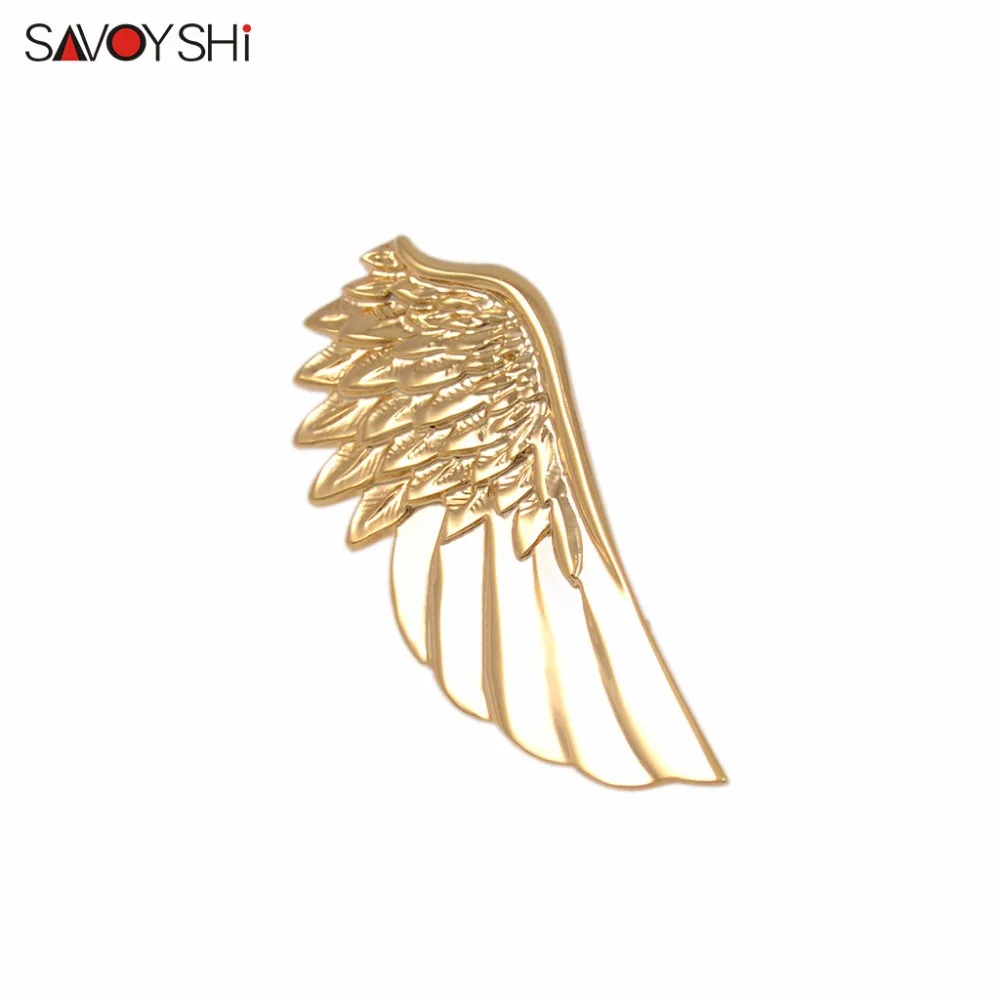 SAVOYSHI Мода золотого цвета крыло зажим булавка для галстука бар для мужской рубашки Галстуки Зажим Аксессуары Высокое качество Свадебные подарки украшения
