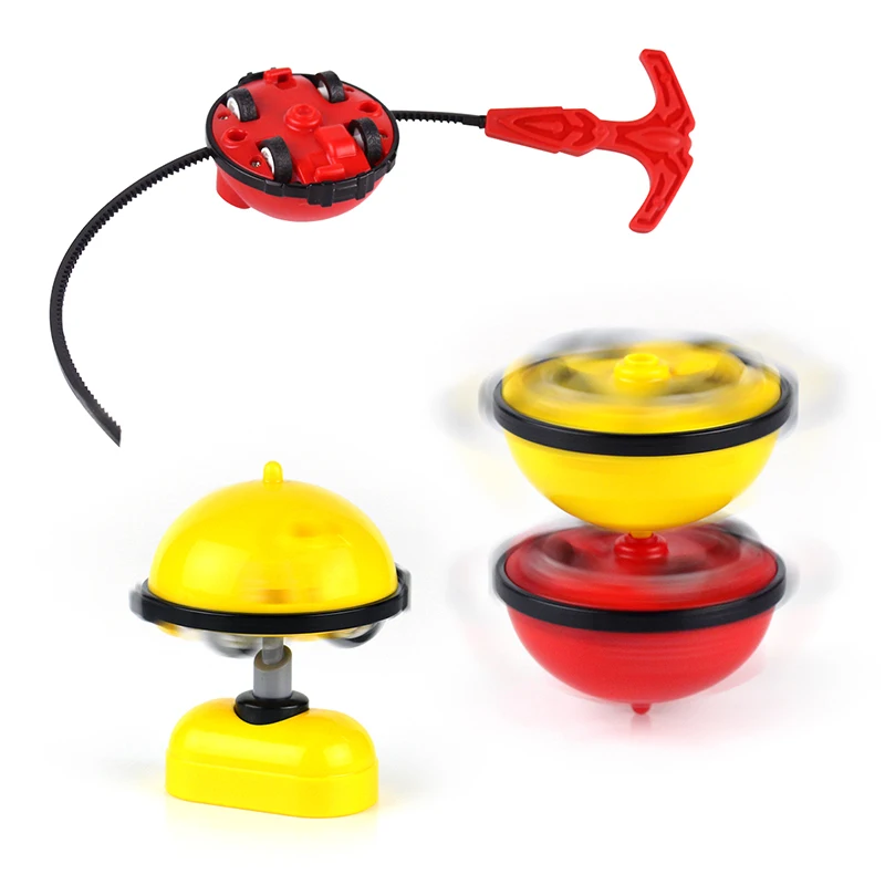 Обучающая игрушка робот вращающийся верх боевой гироскоп тяговый автомобиль в