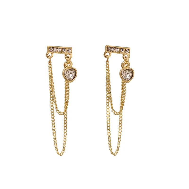 

120pcs/lot New Lady Exclusive Gold Color Chain Earrings Luxury Women Special Stylish Earrings Jewelry Wholesale Bijoux