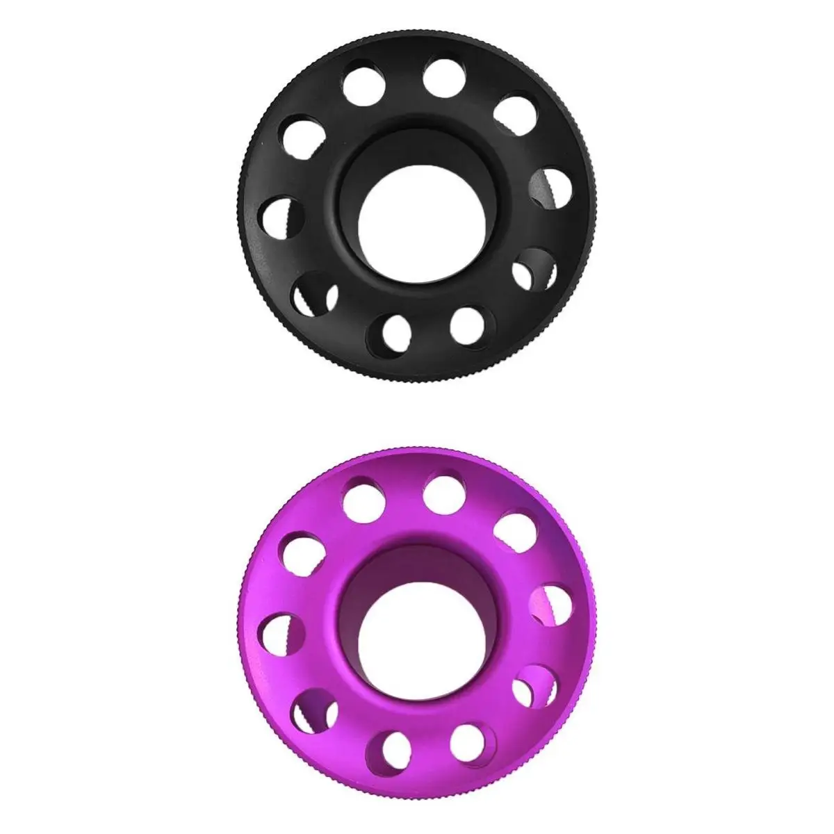 

Bundle of 2 Aluminum Alloy Scuba Diver Finger Spool Reel Line Spool Diving Accessories