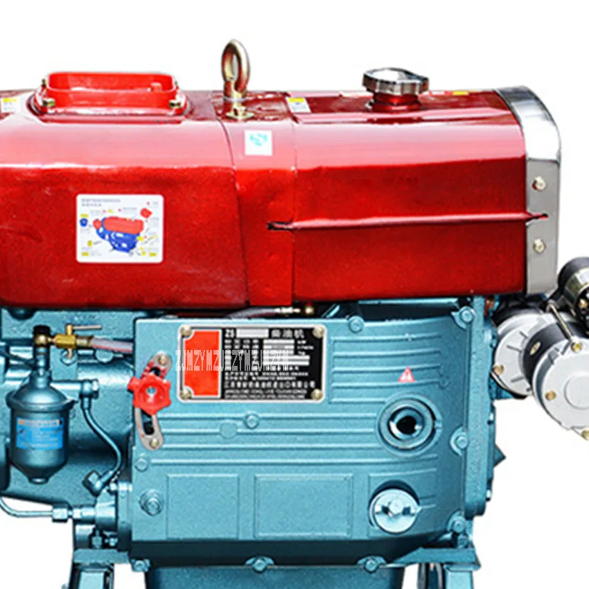 

Agricultural Single-Cylinder Water-Cooled Diesel Engine ZS1100 / ZS1100M Electric Start Diesel Engine 2200R/M 11KW 15-horsepow