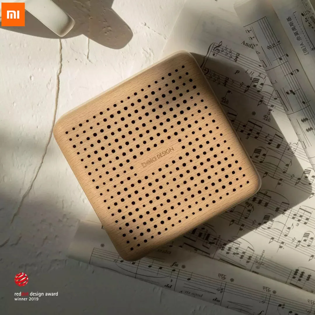 Xiaomi belaDESIGN портативная деревянная bluetooth колонка в стиле ретро Mijia уличная