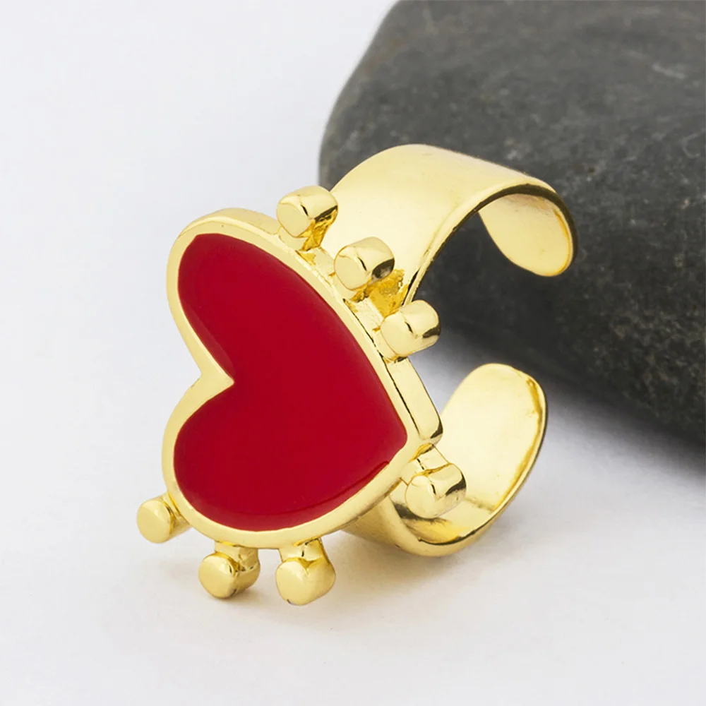 Распродажа романтические Открытые Кольца модное креативное кольцо золотого