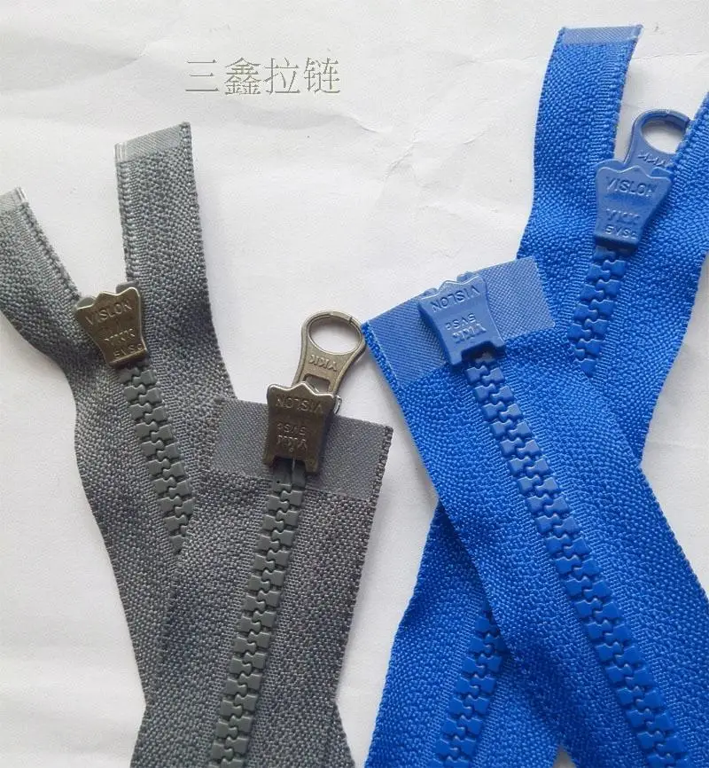 

4 PCS/LOT long Ykk Zipper Two WAY double slider puller sewing accessories COAT clothes